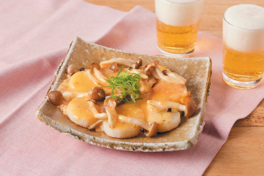 長いもと明太子のチーズ焼き