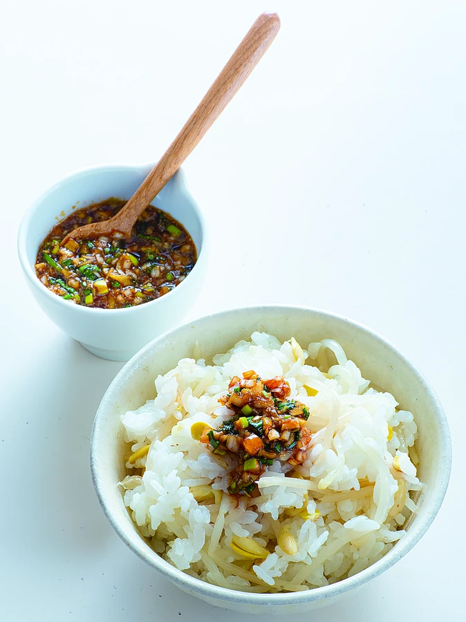 豆もやしごはん