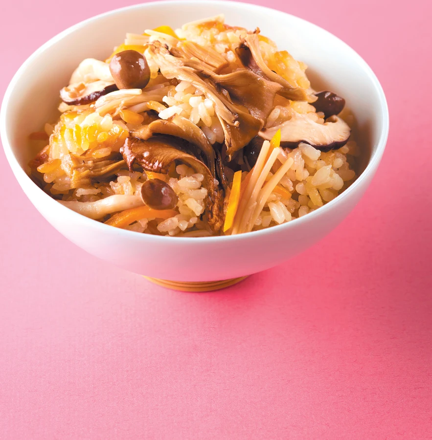 干しまいたけの炊き込みご飯