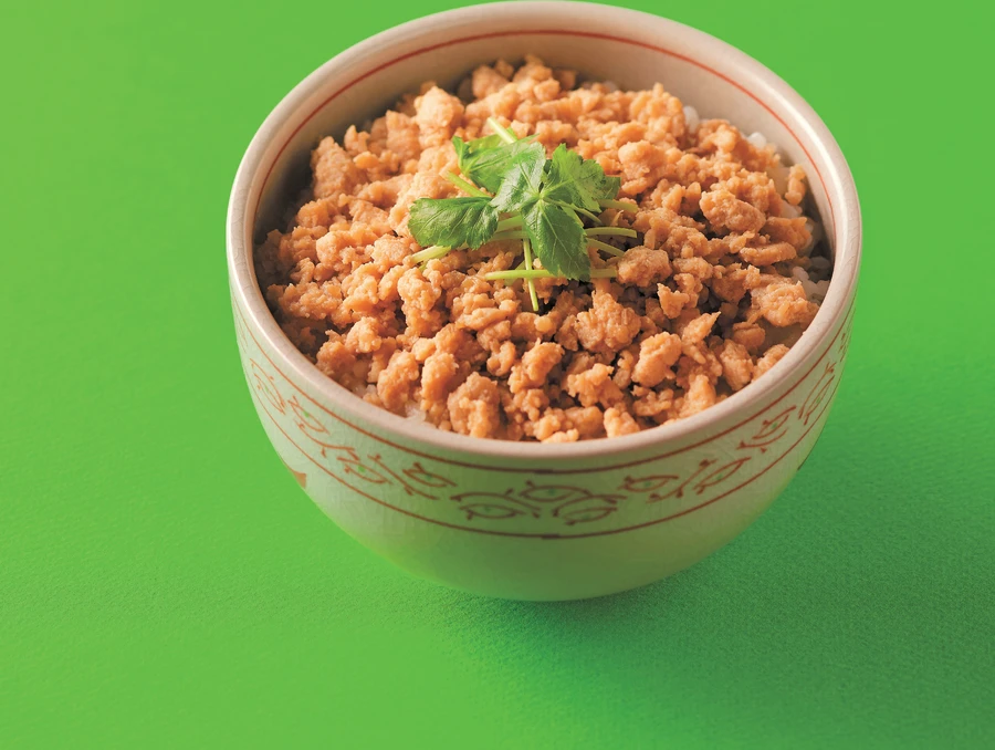 かさまし鶏そぼろ丼