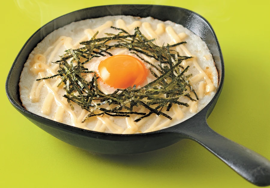長いもの鉄板焼き
