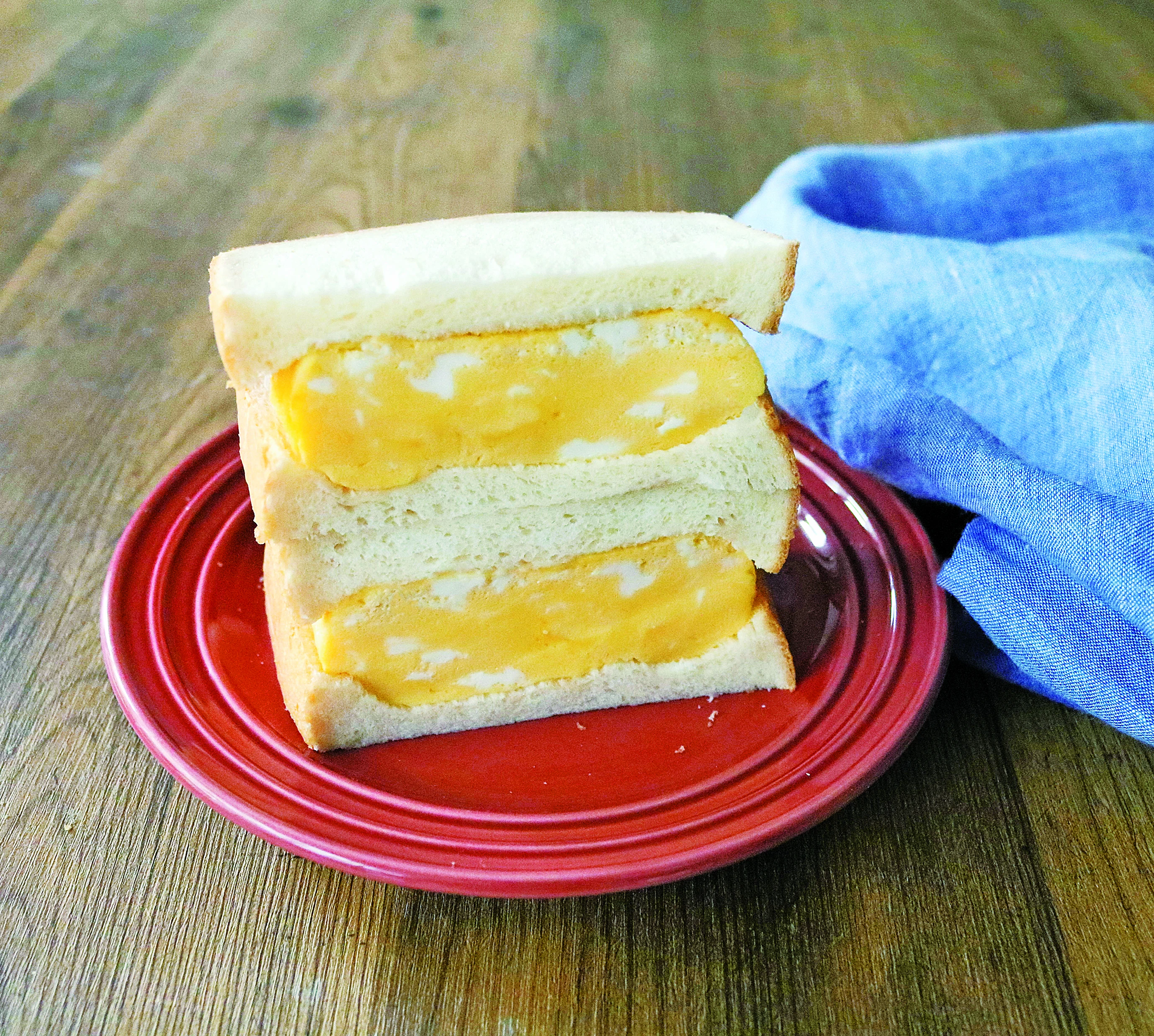 レンジでふんわり たまごサンド