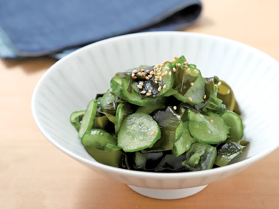 【漬物レシピ】きゅうりとわかめの酢の物