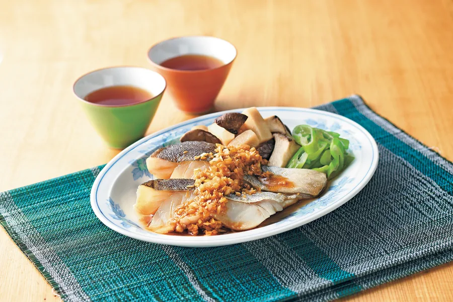 たらの中華風蒸し〜甘酢香味だれ〜